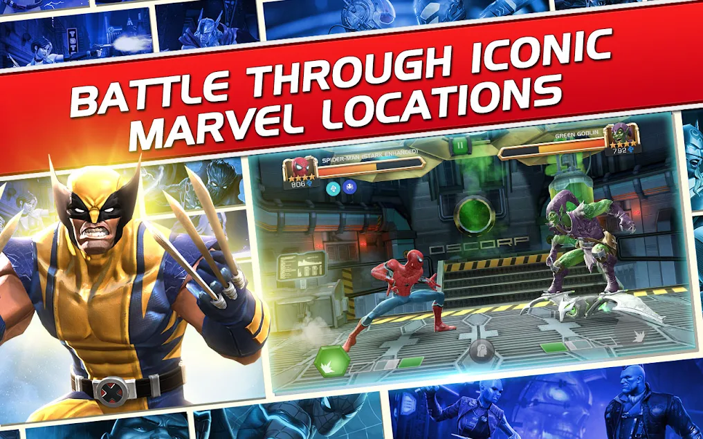 battle through iconic marvel locations
