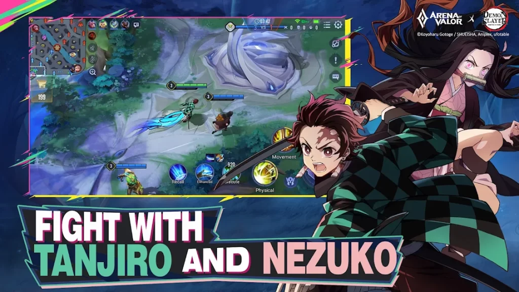 fight with tanjiro and nezuko