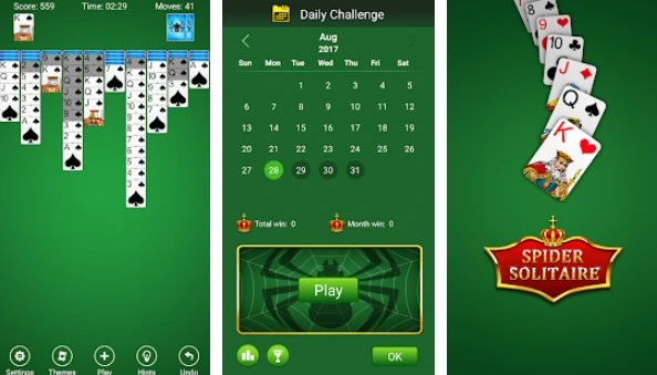 Features-of-Spider-Solitaire-Mod-APK-Unlimited-Hints