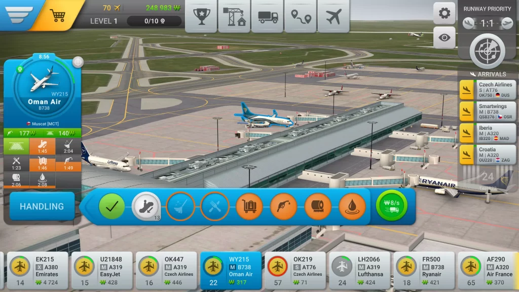 World of Airports Mod Apk unlimited cash and coins