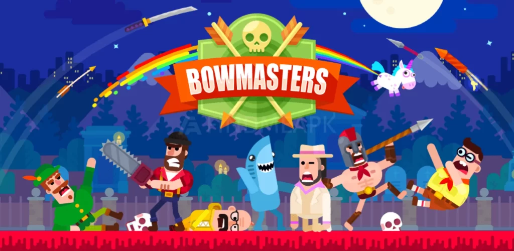 Bowmasters Mod APK Unlocked All Characters and Unlimited Money